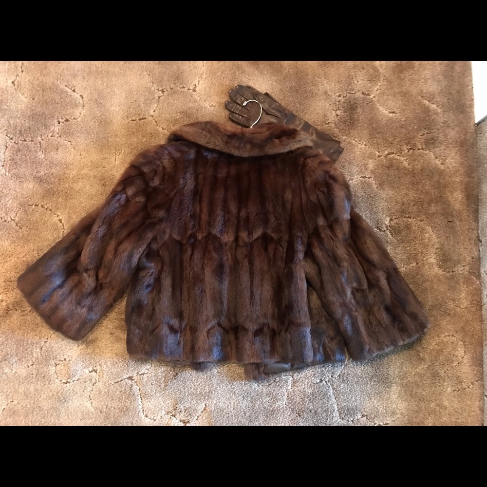 Original ZCMI real fur coat